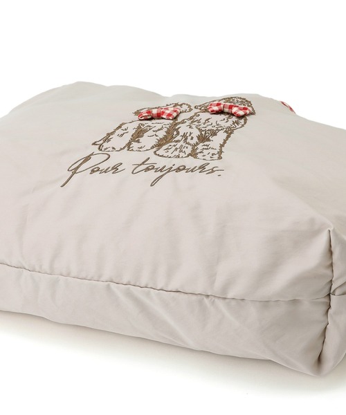 ROPE' PICNIC（ロペピクニック）の「【comif(コミフ)×ROPE' PICNIC】刺繍トートバッグ（トートバッグ・レディース・ベージュ系その他/ライトグレー・FREE）」の10枚目の写真