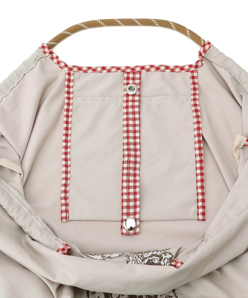 ROPE' PICNIC（ロペピクニック）の「【comif(コミフ)×ROPE' PICNIC】刺繍トートバッグ（トートバッグ・レディース・ベージュ系その他/ライトグレー・FREE）」の11枚目の写真