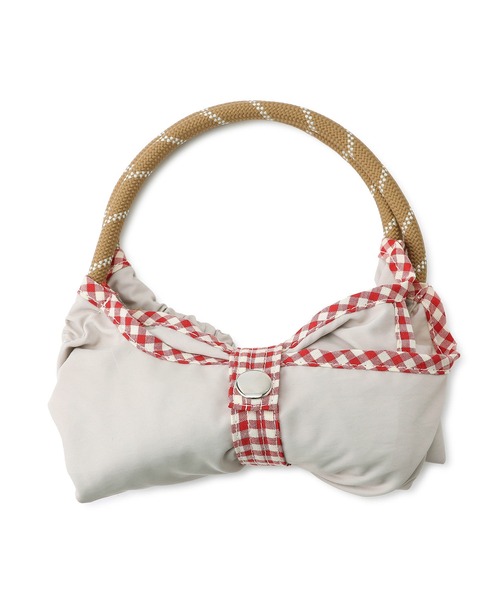 ROPE' PICNIC（ロペピクニック）の「【comif(コミフ)×ROPE' PICNIC】刺繍トートバッグ（トートバッグ・レディース・ベージュ系その他/ライトグレー・FREE）」の4枚目の写真