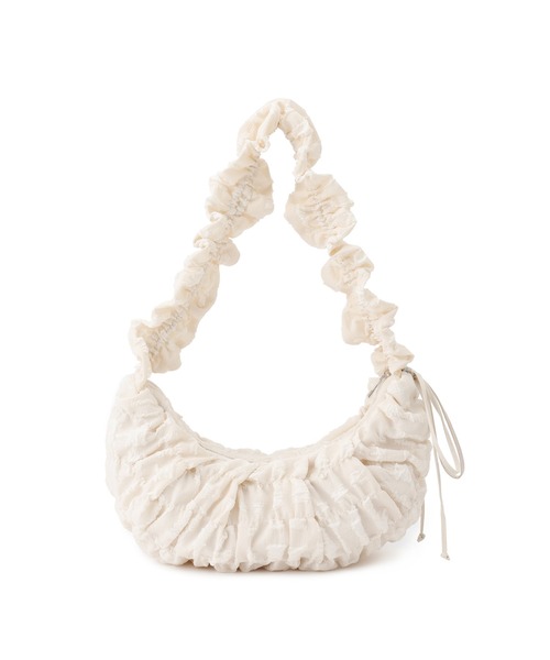 VIS（ビス）の「シャーリングドロストショルダーバッグ（ショルダーバッグ・レディース・キナリ/ブラック・FREE）」の16枚目の写真