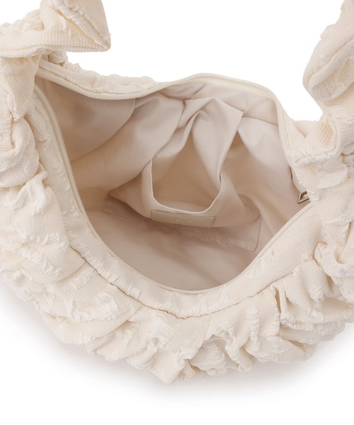 VIS（ビス）の「シャーリングドロストショルダーバッグ（ショルダーバッグ・レディース・キナリ/ブラック・FREE）」の11枚目の写真