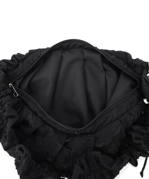 VIS（ビス）の「シャーリングドロストショルダーバッグ（ショルダーバッグ・レディース・キナリ/ブラック・FREE）」の8枚目の写真