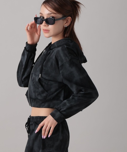 FOREVER 21（フォーエバー トゥエンティーワン）の「【2024FW】ピグメント風パーカー（パーカー・レディース・ブラック/グレー・FREE）」の20枚目の写真