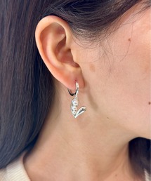 【CHI SELECT】ハート パール デザイン フープピアス chi-pierce-00695 N【GBT】