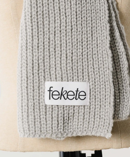 FEKETE（フェケテ）の「GLITTER MUFFLER / ラメマフラー（マフラー・レディース・ブラック/ブルー/グレー・FREE）」の20枚目の写真