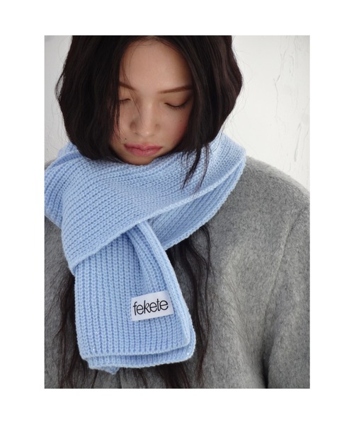 FEKETE（フェケテ）の「GLITTER MUFFLER / ラメマフラー（マフラー・レディース・ブラック/ブルー/グレー・FREE）」の15枚目の写真