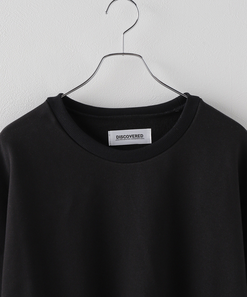 DISCOVERED(ディスカバード)の「DISCOVERED / ディスカバード MUFFLER CUTSEWN(Tシャツ/カットソー・メンズ・ブラック/グレー・3)」の6枚目の写真