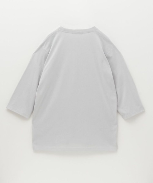 Mac-House(マックハウス)の「フォトプリント7分袖Tシャツ(Tシャツ/カットソー・メンズ・ブラック/グレイッシュベージュ/ホワイト/ライトグレー・S/M/L/XL)」の12枚目の写真