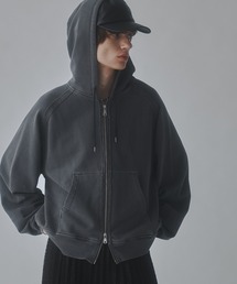 MAISON SPECIAL | 《UNISEX》【MAISON SPECIAL for 久遠】Prime-Over Raglan Sleeves Cropped Hoodie/久遠別注プライムオーバーラグランスリーブパーカー 【MAISON SPECIAL/メゾンスペシャル】(パーカー)