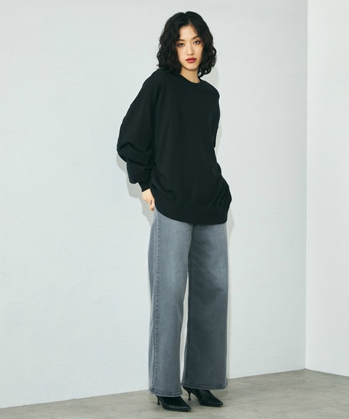 Lee（リー）の「Lee/リー ニットパネル スウェット ルーズ