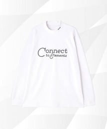 nano universe GOLF/NUGロングスリーブプリントモックネックCS