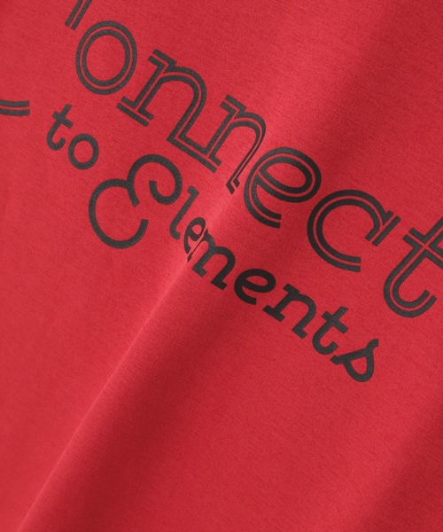 NANO universe(ナノユニバース)の「nano universe GOLF/NUGロングスリーブプリントモックネックCS(Tシャツ/カットソー・メンズ・ホワイト/レッド/ブラック・M/L)」の9枚目の写真