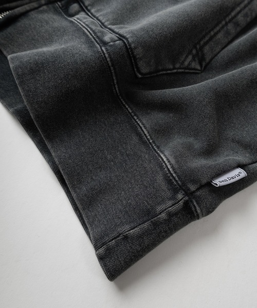 BEN DAVIS(ベンデイビス)の「【BEN DAVIS/ベンデイビス】ブランドネーム ワンポイント刺繍&バック BIGワッペンロゴ デザイン ヴィンテージ加工 ダブルジップパーカー/ フーディ(パーカー・メンズ・ネイビー/ブラック/カーキ・M/L/XL)」の12枚目の写真