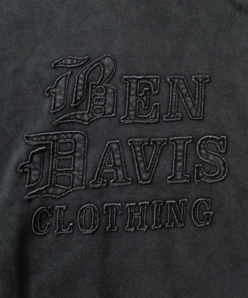 BEN DAVIS(ベンデイビス)の「【BEN DAVIS/ベンデイビス】ブランドネーム ワンポイント刺繍&バック BIGワッペンロゴ デザイン ヴィンテージ加工 ダブルジップパーカー/ フーディ(パーカー・メンズ・ネイビー/ブラック/カーキ・M/L/XL)」の16枚目の写真