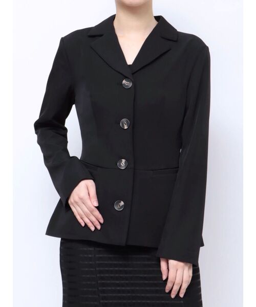 RESEXXY（リゼクシー）の「ペプラムテーラードジャケット（テーラードジャケット・レディース・ブラック/アイボリー/グリーン・FREE）」の11枚目の写真