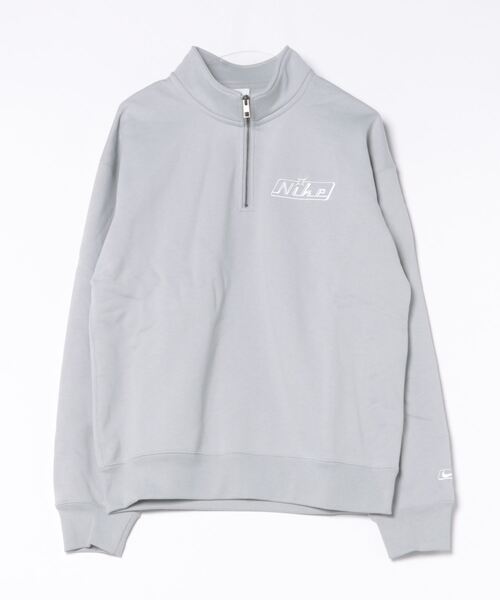 Nike ホワイト ポロスウェット Mサイズ NIKE ナイキ ポロシャツ レディース オーバーサイズド クロップ