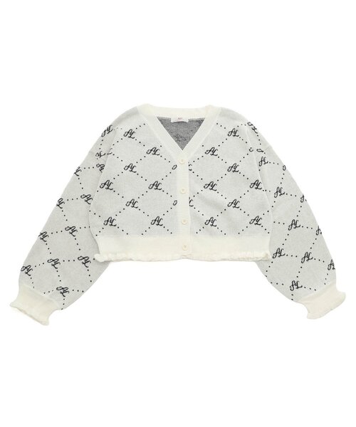 algy(アルジー)の「ソウガラニットカーデ(カーディガン/ボレロ・キッズ・ブラック/オフホワイト・XX-SMALL/X-SMALL/SMALL/MEDIUM)」の7枚目の写真