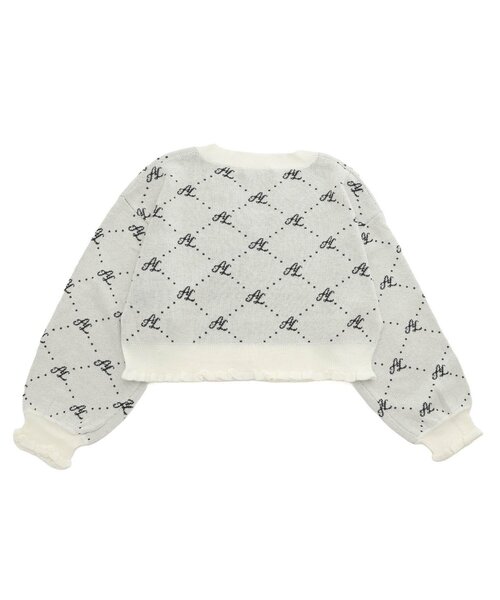 algy(アルジー)の「ソウガラニットカーデ(カーディガン/ボレロ・キッズ・ブラック/オフホワイト・XX-SMALL/X-SMALL/SMALL/MEDIUM)」の9枚目の写真