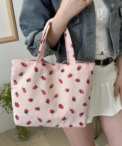 イチゴ 芸人 トートバッグ OWARAI NYLON FASHION] OWARAI NYLON