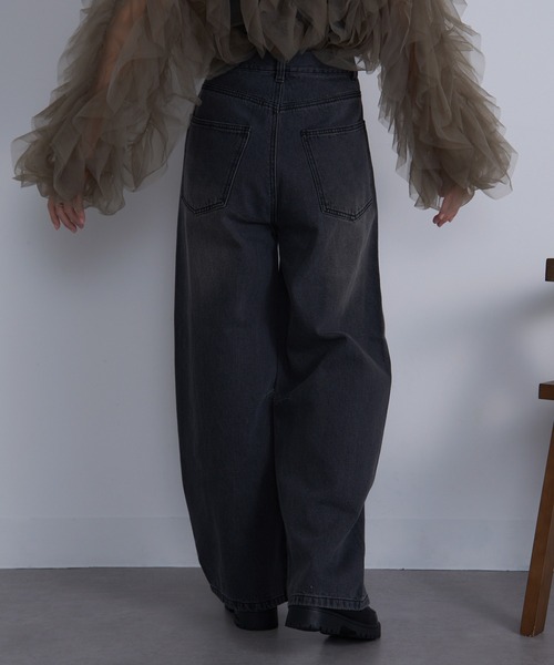 MAISON BREEZE（メゾンブリーズ）の「【MAISON BREEZE】センターシームデニム DTK（デニムパンツ・レディース・ブルー/ブラック/サックスブルー・M/S）」の20枚目の写真