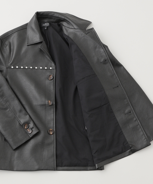 セール】【AFB / エーエフビー】STUDDED CAR COAT（その他アウター