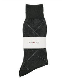 SUIT SQUARE（スーツスクエア）の「ソックス JAPAN QUALITY Lonfresh 抗菌 防臭 フリーサイズ ウインドーペーン（ソックス/靴下）」