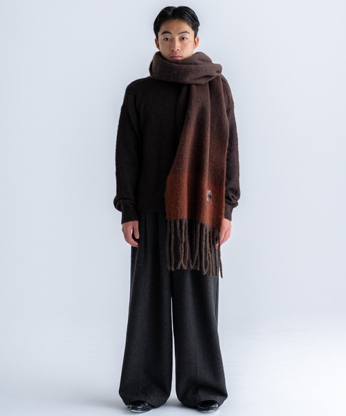 Cashmere Blend Gradation Muffler / カシミヤブレンド