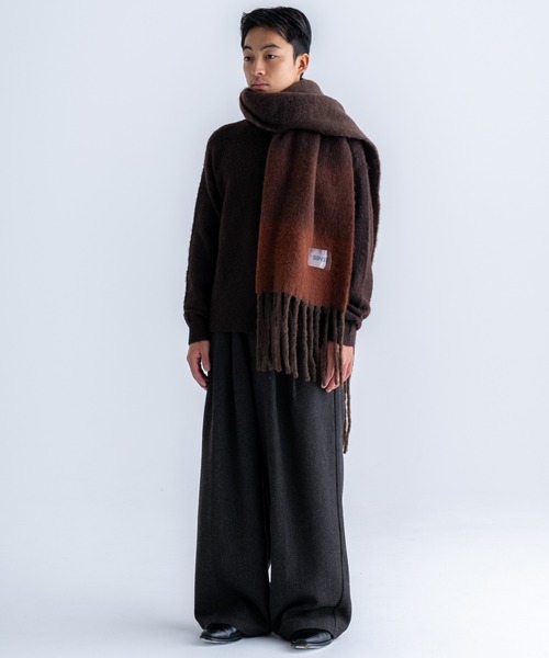 Cashmere Blend Gradation Muffler / カシミヤブレンドグラデーション