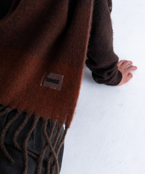 SINSS（シンス）の「Cashmere Blend Gradation Muffler