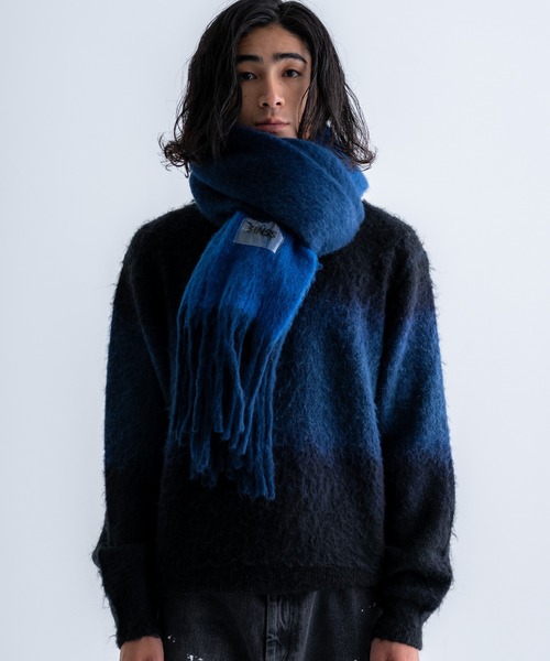 Cashmere Blend Gradation Muffler / カシミヤブレンドグラデーション