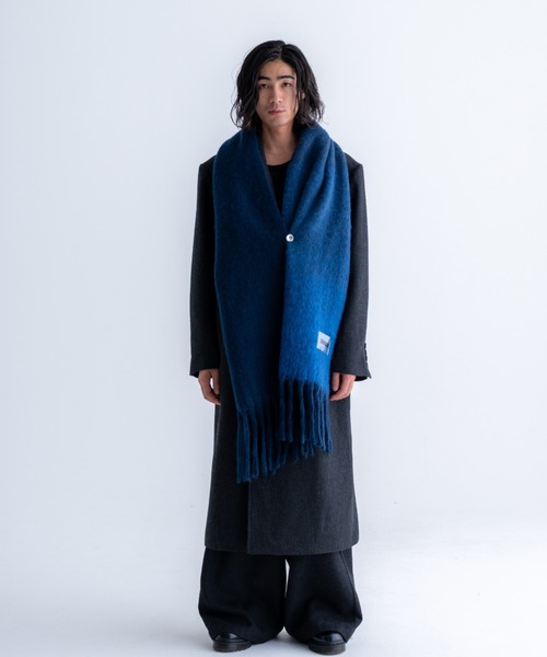 Cashmere Blend Gradation Muffler / カシミヤブレンドグラデーション
