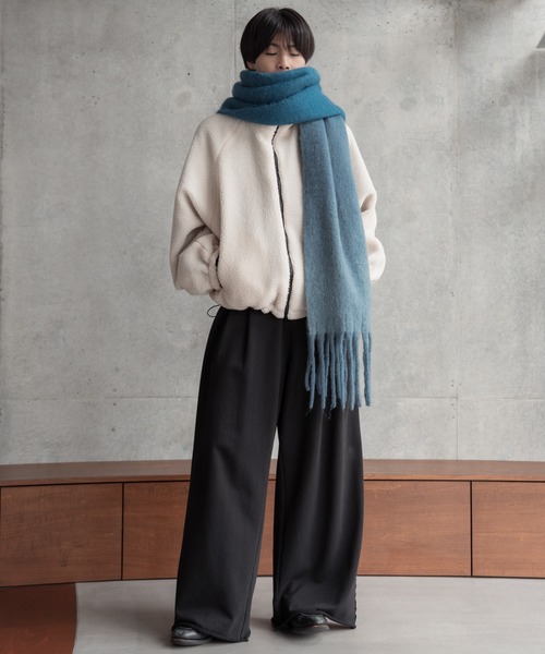 Cashmere Blend Gradation Muffler / カシミヤブレンドグラデーション