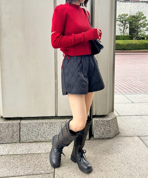 mebole(メボレ)の「アームカバーニットセーター(ニット/セーター・レディース・ベージュ/ホワイト/レッド/グレー/ブラック・FREE)」の11枚目の写真