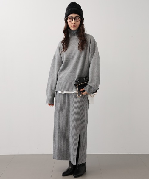 saloon（サルーン）の「SALOON(サルーン)/ワイドロングブーツ（ブーツ・レディース・ブラック/ベージュ・LARGE/MEDIUM/SMALL）」の12枚目の写真