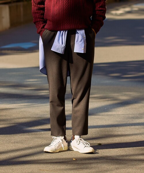 SHIPS（シップス）の「【SHIPS別注】FANTASTICDAYS: TR 1タック ストレッチ イージーパンツ（その他パンツ・メンズ・ブラック/ダークグレー/ネイビー・44/48/46）」の3枚目の写真