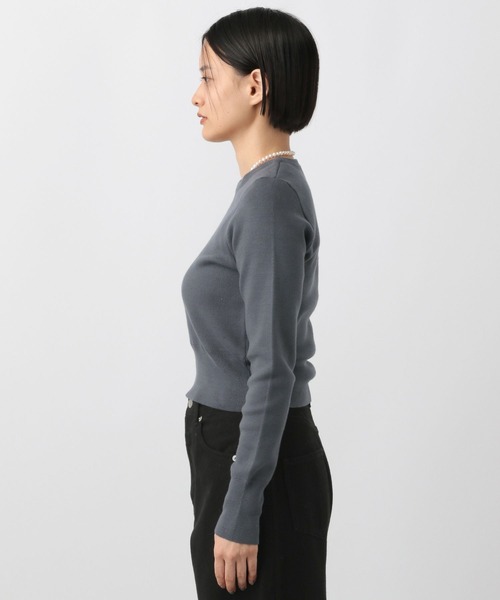 セール】カシミヤライクコットンショートプルオーバー（ニット