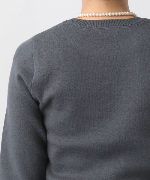 セール】カシミヤライクコットンショートプルオーバー（ニット