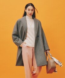 amaca | 【アクアドロップ】ショールカラーコート(その他アウター)