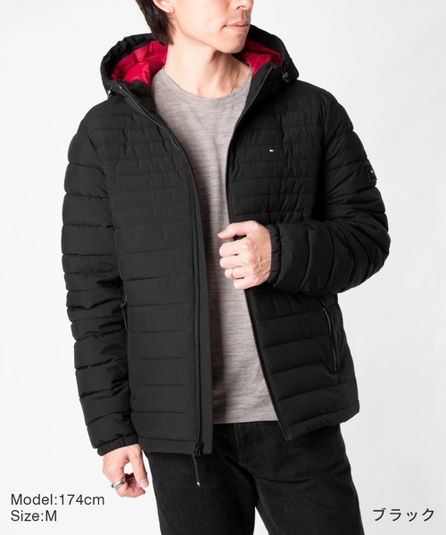 TOMMY HILFIGER STRETCH QUILTED HOODY トミーヒルフィガー ストレッチ