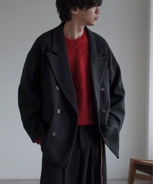 epnok | ピークドラペルメルトンジャケット(テーラードジャケット)