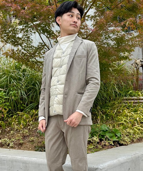 TAION（タイオン）の「【TAION】 V NECK BUTTON DOWNVEST Vネックボタンダウンベスト（ベスト・メンズ・ブラック/カーキ/チャコール/ベージュ/ネイビー/ライトグレー・1/2/3/4）」の14枚目の写真