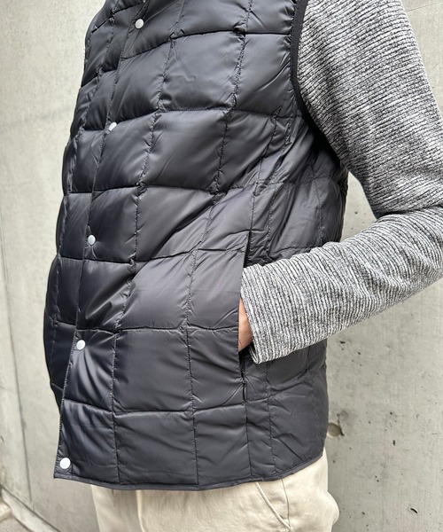 TAION（タイオン）の「【TAION】 V NECK BUTTON DOWNVEST Vネックボタンダウンベスト（ベスト・メンズ・ブラック/カーキ/チャコール/ベージュ/ネイビー/ライトグレー・1/2/3/4）」の18枚目の写真