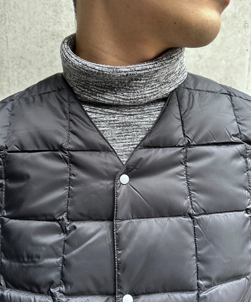 TAION（タイオン）の「【TAION】 V NECK BUTTON DOWNVEST Vネックボタンダウンベスト（ベスト・メンズ・ブラック/カーキ/チャコール/ベージュ/ネイビー/ライトグレー・1/2/3/4）」の16枚目の写真
