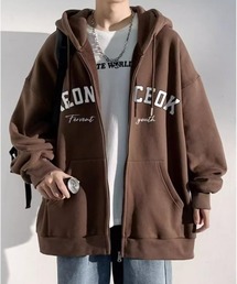 ジップアップパーカー 韓国 ファッション」に該当する
