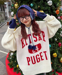 CIAOPANIC | 【WEB限定】カレッジロゴニットプルオーバー(ニット/セーター)