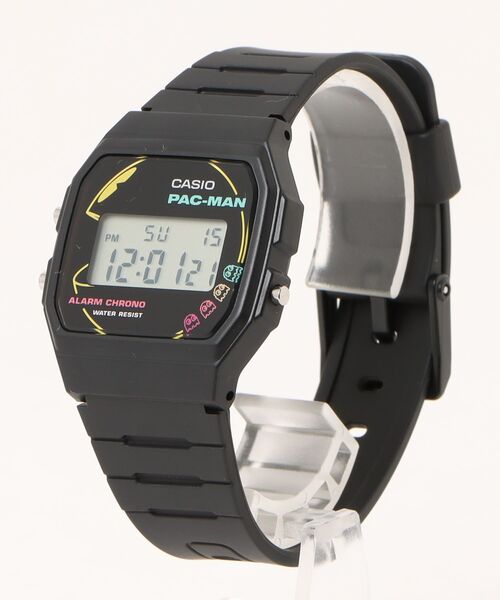 CASIO（カシオ）の「CASIO/カシオ 腕時計 CASIO CLASSIC "「パックマン」コラボレーションモデル" F-91WPC-1AJR（デジタル腕時計・メンズ・ブラック・FREE）」の9枚目の写真