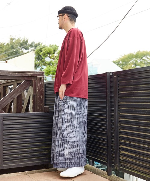 カヤ（カヤ）の「【カヤ】色ふメンズトップス（Tシャツ/カットソー・メンズ・スミクロ/エンジ/ベージュ・FREE）」の8枚目の写真