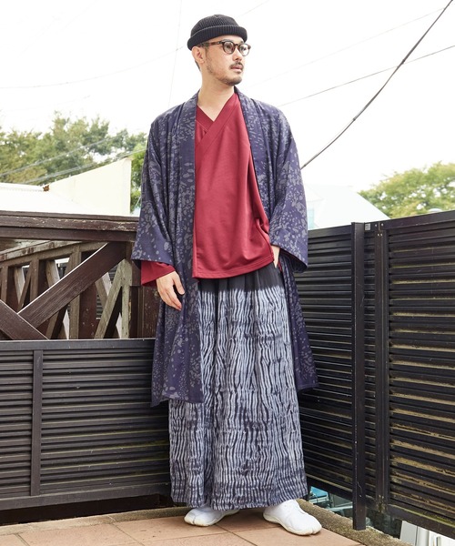 カヤ（カヤ）の「【カヤ】色ふメンズトップス（Tシャツ/カットソー・メンズ・スミクロ/エンジ/ベージュ・FREE）」の6枚目の写真