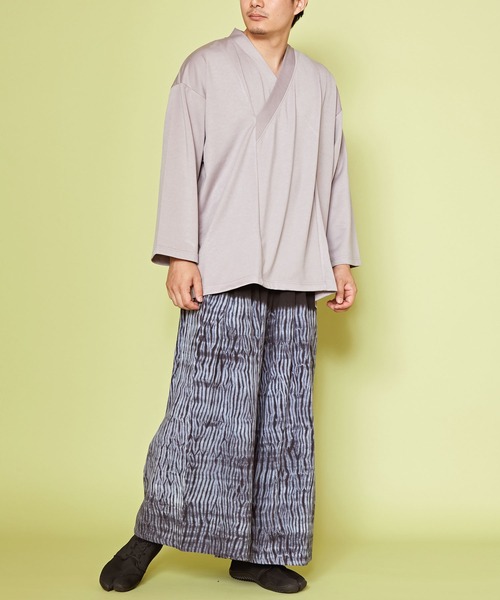 カヤ（カヤ）の「【カヤ】色ふメンズトップス（Tシャツ/カットソー・メンズ・スミクロ/エンジ/ベージュ・FREE）」の5枚目の写真