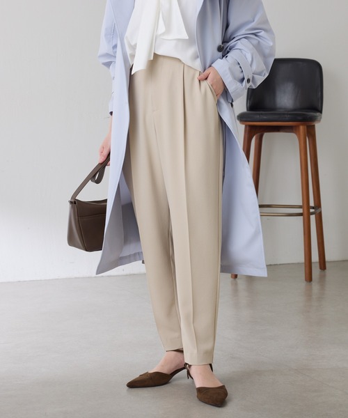 セール】ジャージスリムテーパードパンツ/セットアップ可/WEB限定